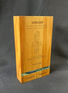 Rimu wood trophy
