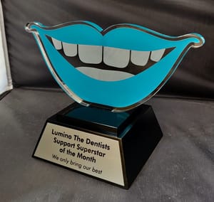 Custom acrylic trophy