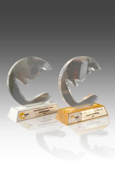 Custom trophies acrylic