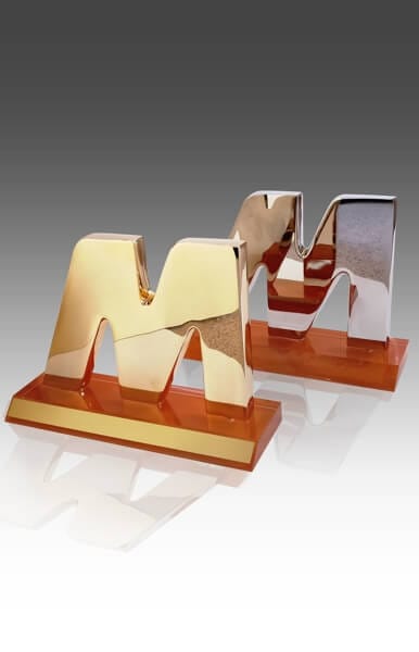 Custom cast trophy