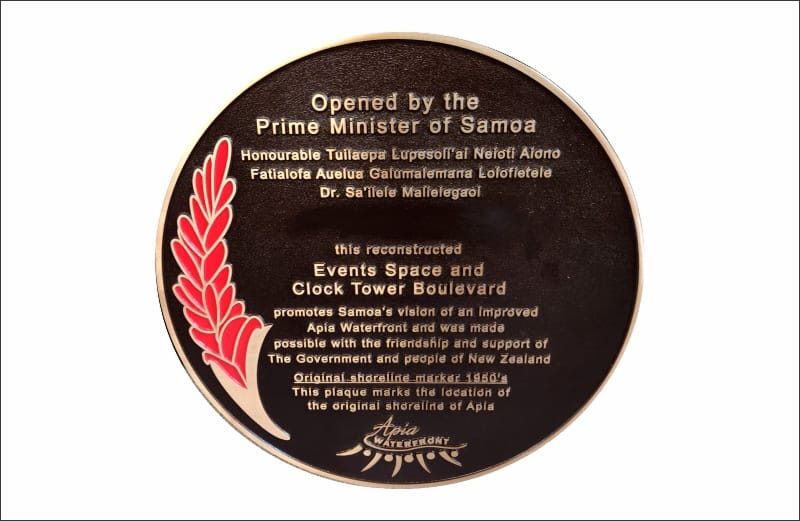 Bronze Plaque NZ