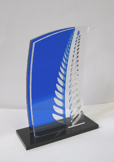 Fern Trophy Blue