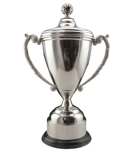 Metal golf cup
