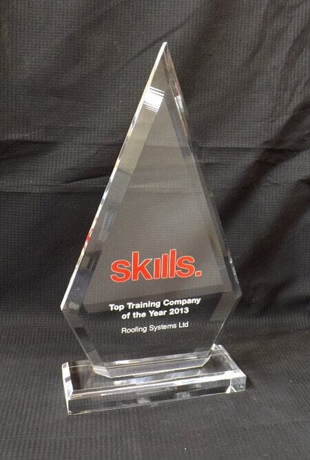Diamond acrylic trophy